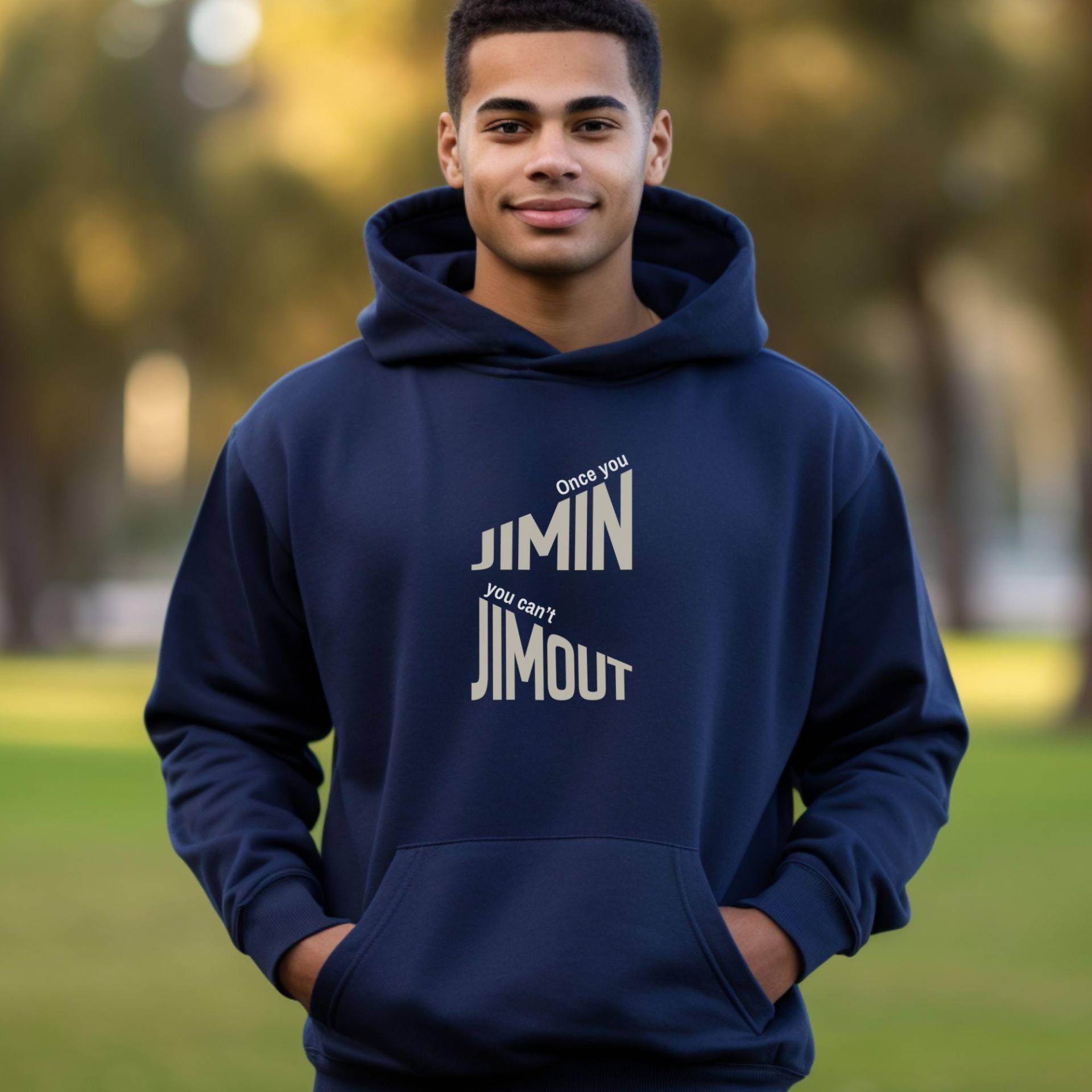Jimin & Jimout Quote Hoodie, Bts Merch, Cute Unisex Sweatshirt For Fans, Cozy Gift Birthdays, Casual Wear, Perfect Music Lovers Jimin & Jimout Quote Hoodie, Bts Merch, Cute Unisex Sweatshirt For Fans, Cozy Gift Birthdays, Casual Wear, Perfect Music Lovers von LenasartLaB