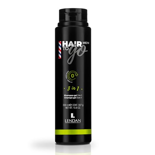 LENDAN Hair To Go Men 3-in-1-Shampoo, Duschgel, Shampoo und Rasiergel, gründliche Reinigung, mit Aktivkohle und Ginseng, entfernt Unreinheiten, spendet der Haut Feuchtigkeit LENDAN Hair To Go Men 3-in-1-Shampoo, Duschgel, Shampoo und Rasiergel, gründliche Reinigung, mit Aktivkohle und Ginseng, entfernt Unreinheiten, spendet der Haut Feuchtigkeit von Lendan