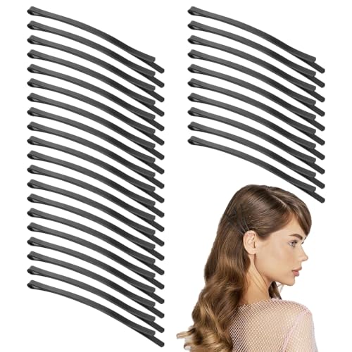 Lengxue 30 Stück schwarze Jumbo-Bobbi-Nadeln, 8,5 cm für dicke Hochsteckfrisuren, Damen-Metall-Haarspangen, Haarnadeln, lange Haarspangen, Haar-Accessoires Lengxue 30 Stück schwarze Jumbo-Bobbi-Nadeln, 8,5 cm für dicke Hochsteckfrisuren, Damen-Metall-Haarspangen, Haarnadeln, lange Haarspangen, Haar-Accessoires von Lengxue