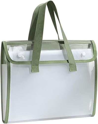 Lengxue Transparente Dokumentenmappe mit Griffen, 13 Fächer Lengxue Transparente Dokumentenmappe mit Griffen, 13 Fächer von Lengxue