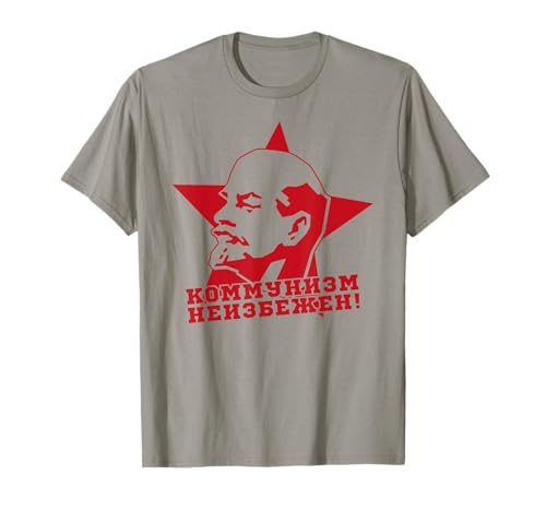 Lenin UdSSR Russland Sowjetunion Marxismus T-Shirt, Herren, Erwachsene, Interessenten an Politik und Geschichte, Unisex, Halbarm, T-Shirt, Grau, S Lenin UdSSR Russland Sowjetunion Marxismus T-Shirt, Herren, Erwachsene, Interessenten an Politik und Geschichte, Unisex, Halbarm, T-Shirt, Grau, S von Lenin UdSSR Russland Sowjetunion Marxismus