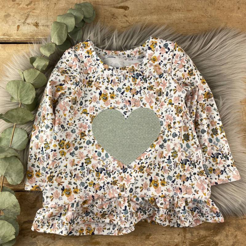 Langarmshirt Gr. 74 Floral Langarmshirt Gr. 74 Floral von LenisHandmade