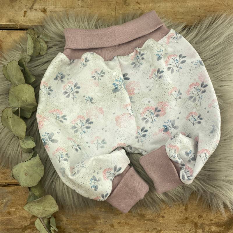 Pumphose Gr. 68/74 Blüten von LenisHandmade