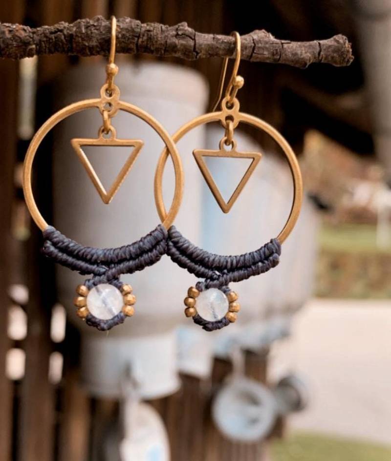 Ohrringemondstein von LenisartDesign