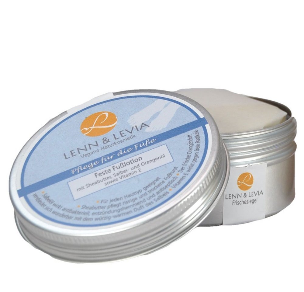 Lenn & Levia Fußlotion Feste, 55 g von Lenn & Levia