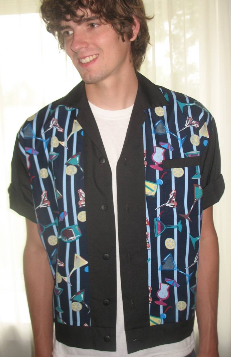Herren Rockabilly Shirt Jac Nachtclub Cocktail Bar von LennyShirts