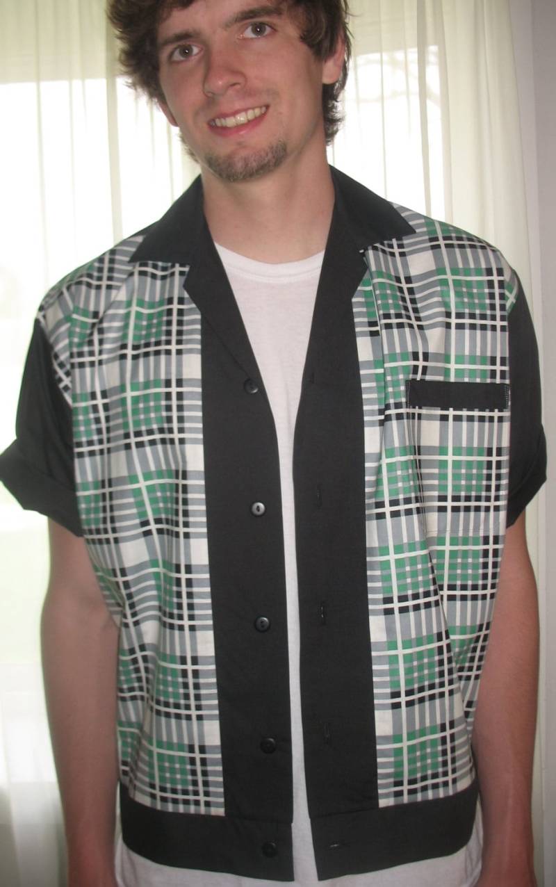 Herren Rockabilly Shirt Jac Vintage Stoff 1950 Stil von LennyShirts