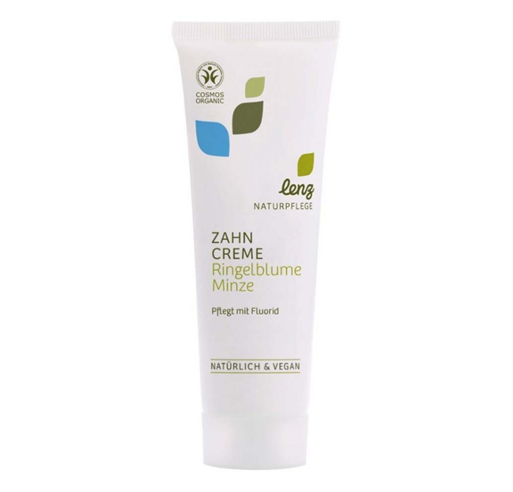 Lenz Products Zahnpasta Zahncreme Ringelblume Minze - mit Fluorid 75ml von Lenz Products