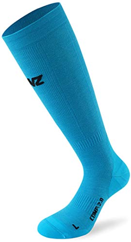 Lenz Compression 2.0 Merino Socken (Red,M) von Lenz