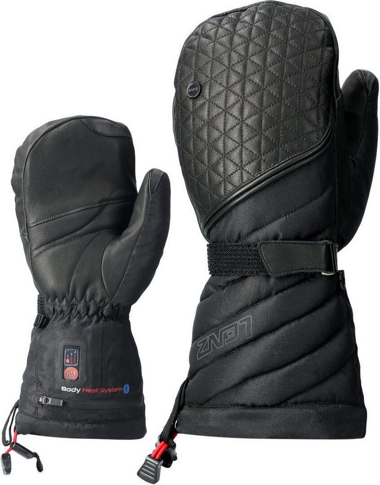 Lenz Motorradhandschuhe Heat Glove 6.0 Finger Cap Women beheizbare Fäustlinge beheizbar,wasserdicht von Lenz