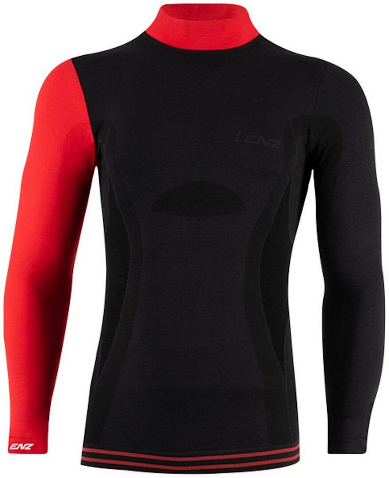 Lenz Funktionsshirt 6.0 Merino Turtle Neck Langarm Shirt Atmungsaktiv von Lenz