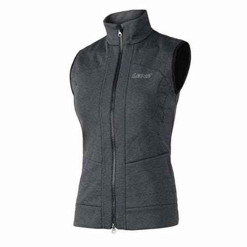 Lenz heat vest 2.0 women + pair of heat pad SCHWARZ/GRAU MELANGE - L von Lenz