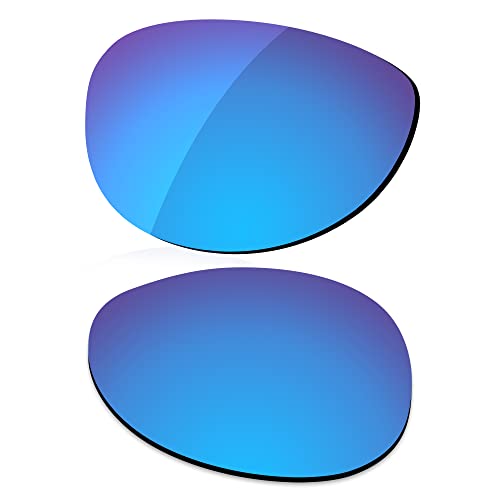 LenzReborn Polarisierte Gläser, Ersatz kompatibel mit Ray-Ban RB3362 Cockpit-Sonnenbrille, weitere Optionen, Eisblau – polarisiert, verspiegelt, Einheitsgröße von LenzReborn