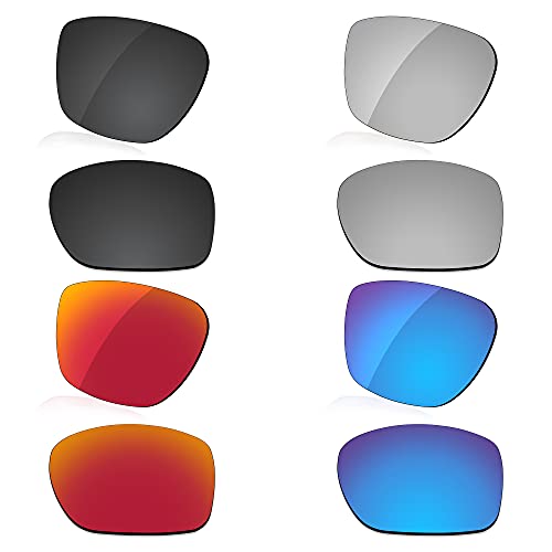 LenzReborn Polarisierte Linse Ersatz für Arnette Fastball AN4202 Sonnenbrille – mehr Optionen Gr. Einheitsgröße, Dunkelschwarz + Silbernes Titan + Feuerrot + Eisblau LenzReborn Polarisierte Linse Ersatz für Arnette Fastball AN4202 Sonnenbrille – mehr Optionen Gr. Einheitsgröße, Dunkelschwarz + Silbernes Titan + Feuerrot + Eisblau von LenzReborn