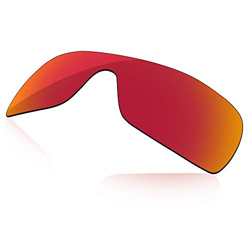 LenzReborn Polarisierte Linse Ersatz für Oakley Antix Sonnenbrille – mehr Optionen Gr. Einheitsgröße, Feuerrot – polarisiert, verspiegelt von LenzReborn