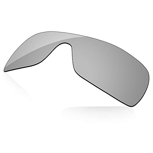 LenzReborn Polarisierte Linse Ersatz für Oakley Antix Sonnenbrille – mehr Optionen Gr. Einheitsgröße, Silbernes Titan – polarisiert, verspiegelt von LenzReborn