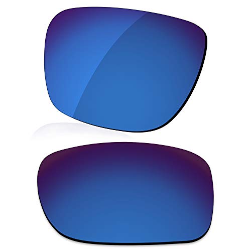 LenzReborn Polarisierte Linse Ersatz für Oakley Big Taco OO9173 Sonnenbrille – mehr Optionen Gr. Einheitsgröße, Marineblau – polarisiert, verspiegelt von LenzReborn