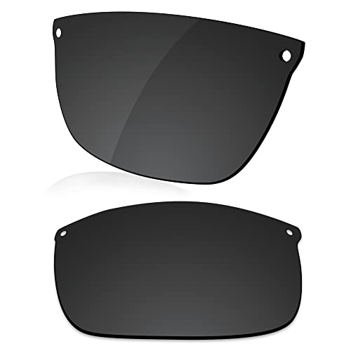 LenzReborn Polarisierte Linse Ersatz für Oakley Carbon Blade OO9174 Sonnenbrille – weitere Optionen, Dunkelschwarz – polarisiert, Einheitsgröße von LenzReborn