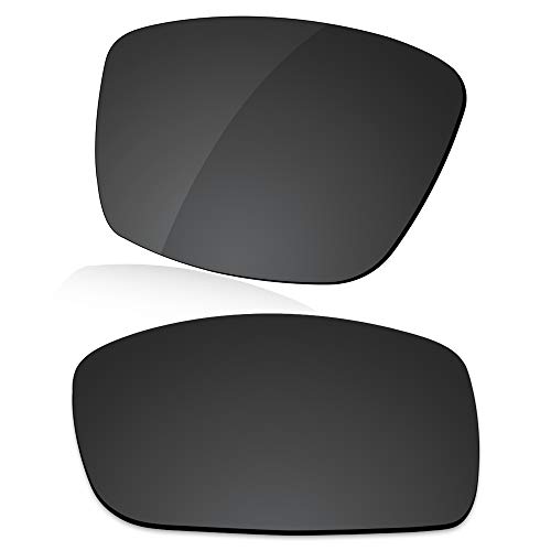 LenzReborn Polarisierte Linse Ersatz für Oakley Conductor 6 OO4106 Sonnenbrille – mehr Optionen Gr. Einheitsgröße, Dunkelschwarz – polarisiert von LenzReborn