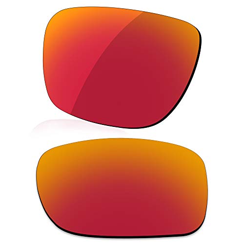 LenzReborn Polarisierte Linse Ersatz für Oakley Crossrange OO9361 Sonnenbrille – mehr Optionen Gr. Einheitsgröße, Feuerrot – polarisiert, verspiegelt von LenzReborn
