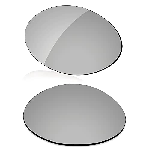LenzReborn Polarisierte Linse Ersatz für Oakley Eye Jacket 1.0 Sonnenbrille – mehr Optionen Gr. Einheitsgröße, Silbernes Titan – polarisiert, verspiegelt von LenzReborn