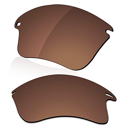LenzReborn Polarisierte Linse Ersatz für Oakley Fast Jacket XL OO9156 Sonnenbrille – mehr Optionen Gr. Einheitsgröße, Rostbraun – polarisiert von LenzReborn