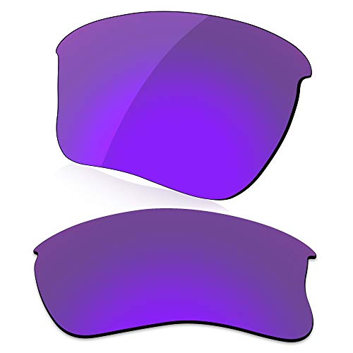 LenzReborn Polarisierte Linse Ersatz für Oakley Flak Jacket XLJ Sonnenbrille – mehr Optionen Gr. Einheitsgröße, Traubenviolett – polarisiert, verspiegelt von LenzReborn