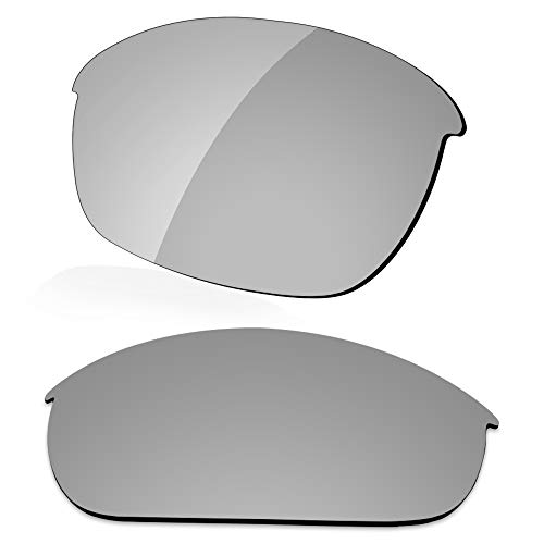 LenzReborn Polarisierte Linse Ersatz für Oakley Half Jacket 2.0 OO9144 Sonnenbrille – mehr Optionen Gr. Einheitsgröße, Silbernes Titan – polarisiert, verspiegelt von LenzReborn