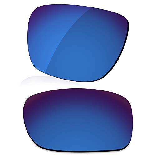 LenzReborn Polarisierte Linse Ersatz für Oakley Holbrook OO9102 Sonnenbrille – mehr Optionen Gr. Einheitsgröße, Marineblau – polarisiert, verspiegelt von LenzReborn