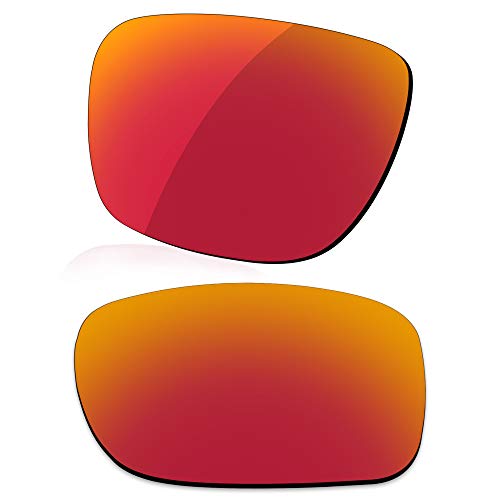 LenzReborn Polarisierte Linse Ersatz für Oakley Sliver XL OO9341 Sonnenbrille – mehr Optionen Gr. Einheitsgröße, Feuerrot – polarisiert, verspiegelt von LenzReborn
