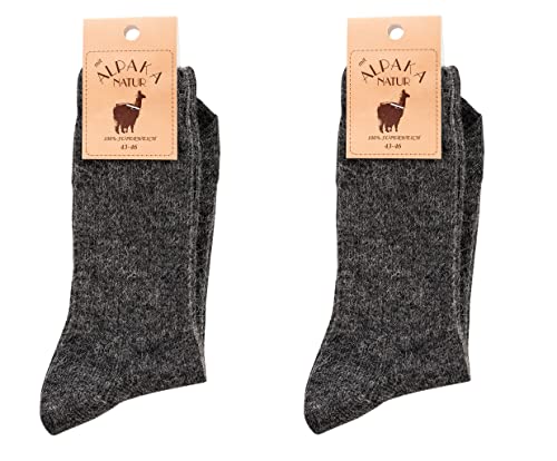 Leo Design Socken aus natürlicher Alpakawolle und Lammwolle für Damen und Herren, Premium-Qualität, atmungsaktiv, dünne Mischung, antibakteriell und geruchsfrei, thermisch und warm, ideal für den von Leo Design