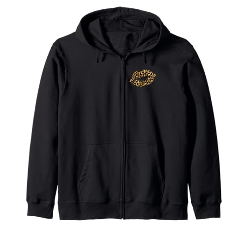 Leopard Lippen Frauen Gepard Animal Print Leo Muster Damen Kapuzenjacke Leopard Lippen Frauen Gepard Animal Print Leo Muster Damen Kapuzenjacke von Leo damen bekleidung