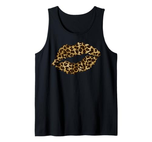 Leopard Lippen Frauen Gepard Animal Print Leo Muster Damen Tank Top Leopard Lippen Frauen Gepard Animal Print Leo Muster Damen Tank Top von Leo damen bekleidung