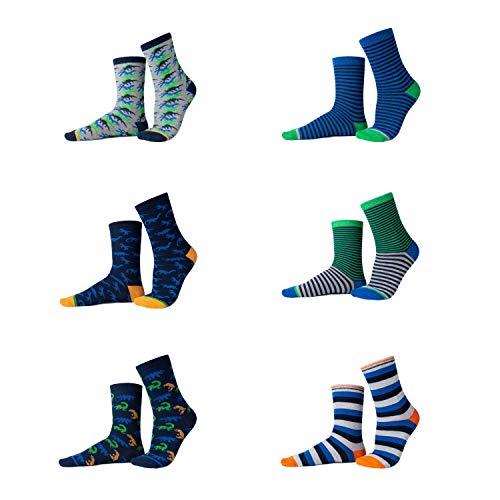 Leo & Emma Socken Set 6 Paar für Kinder verschiedene Größen von Leo & Emma
