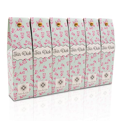 Leo & Lilo Naturkosmetik Handcreme Geschenk - 6er-Set (6 x 20 ml) - Für Dich - Einzeln verpackt - Pflegt trockene Hände - Bio-Qualität Leo & Lilo Naturkosmetik Handcreme Geschenk - 6er-Set (6 x 20 ml) - Für Dich - Einzeln verpackt - Pflegt trockene Hände - Bio-Qualität von Leo & Lilo