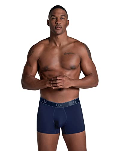 Leo Kurze, enganliegende, Bequeme Boxershorts aus Leichter Mikrofaser von Leo