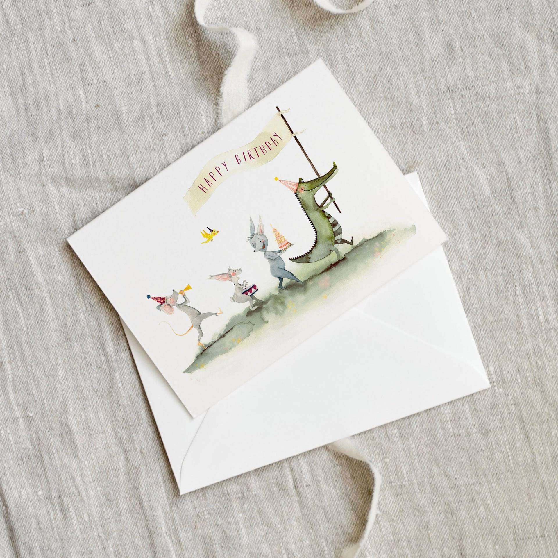 Geburtstagskarte | Tiere Geburtstag Kinderkarte Karte Tier Geschenk Geburtstagsgeschenk Kinder von LeoLaDouce