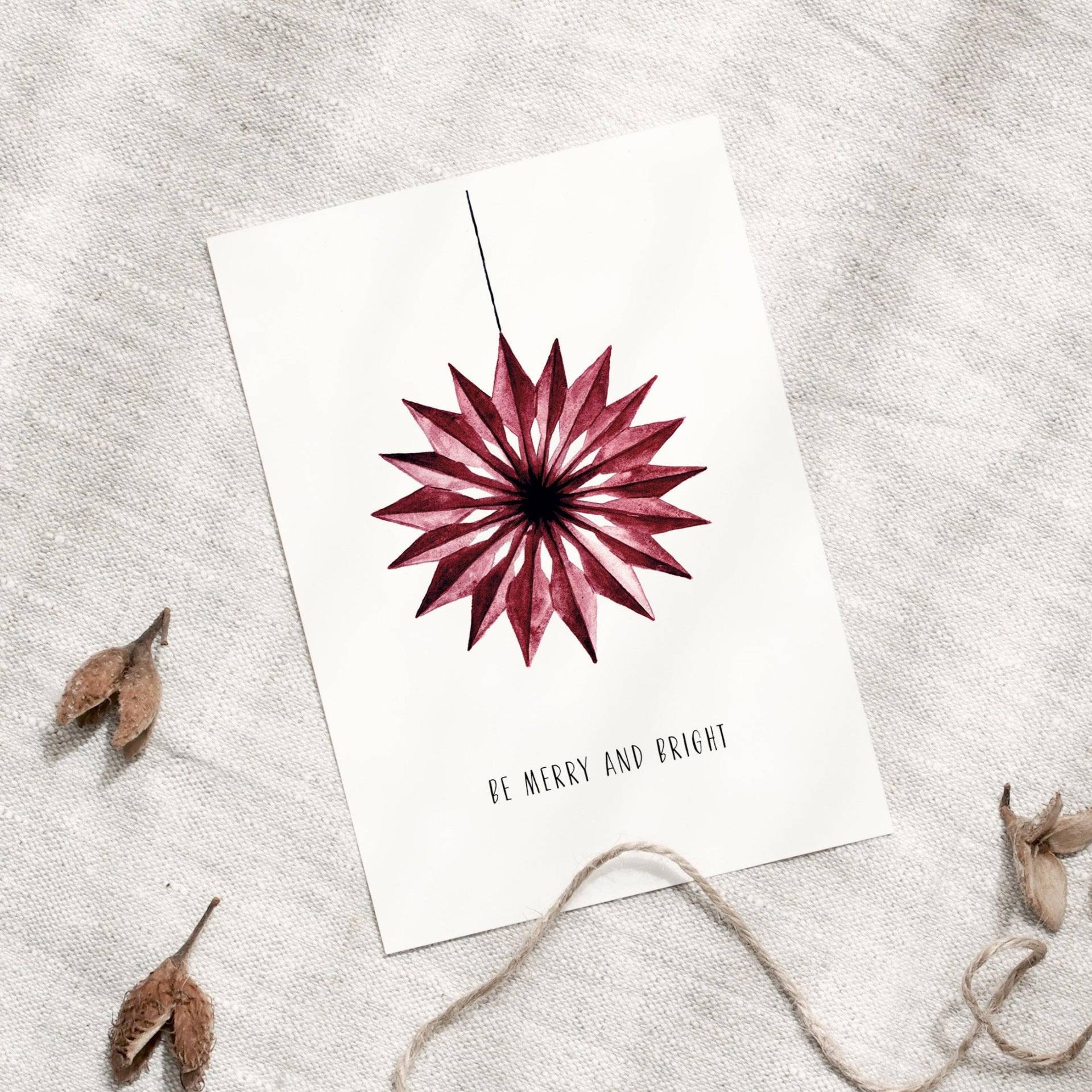 Postkarte - Paperstar von LeoLaDouce