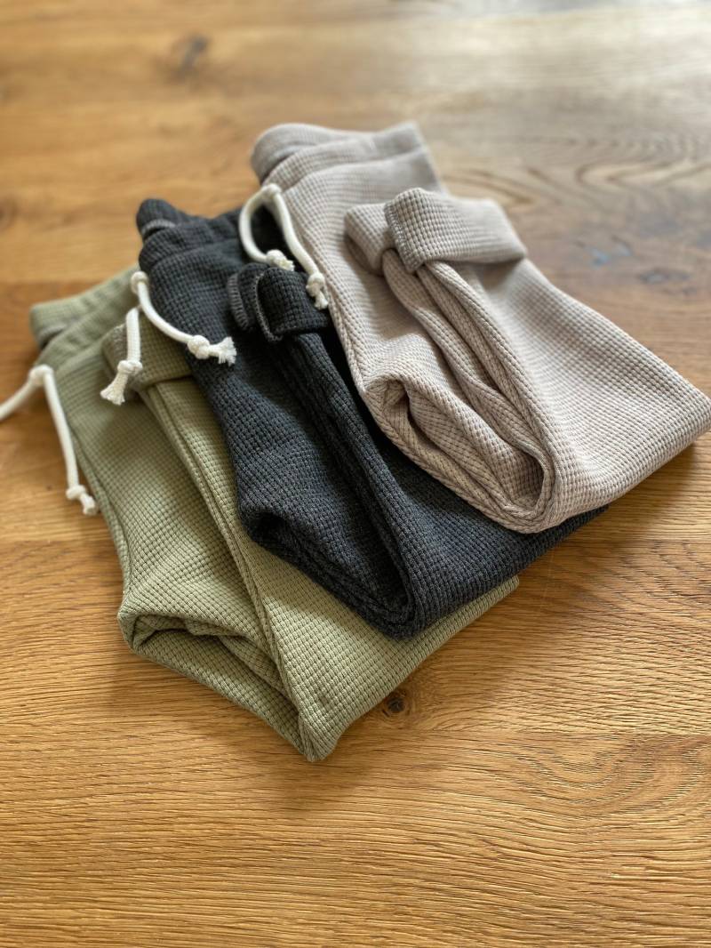 Baby Leggings Waffeljersey Baby Leggings Waffeljersey von EMMAundLEO
