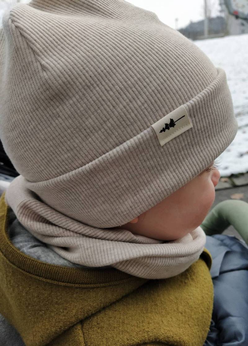 Set Beanie Und Loop Kind von EMMAundLEO
