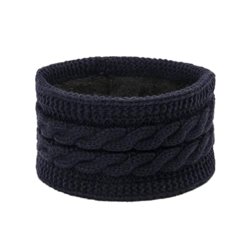 Leoberg Damen Stirnband Winter Kopfband - Haarband Headband One Size in 177109-Dunkelblau-58 von Leoberg