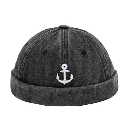 Leoberg Docker Mütze Docker-Cap - Dockermütze in 152072-Schwarz-10 von Leoberg