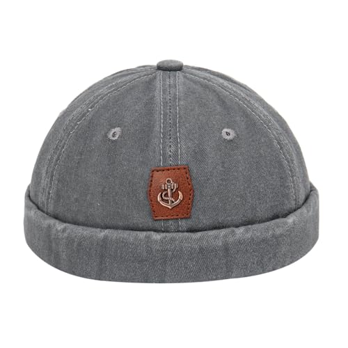 Leoberg Docker Mütze Docker-Cap - Dockermütze in 152080-Grau-18 von Leoberg