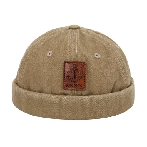 Leoberg Docker Mütze Docker-Cap - Dockermütze in 152086-Beige-24 von Leoberg