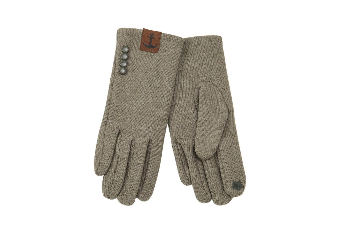 Leoberg Strickmütze Damen Handschuhe Fingerhandschuhe in verschiedenen Farben und Designs von Leoberg