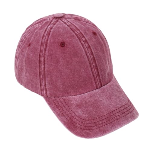 Leoberg Unisex Cap Baseballkappe - Baseball-Cap Kappe Schirmmütze Damen Herren in 151007-Rot-7 von Leoberg