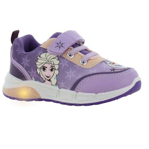 Leomil Frozen ELSA Schuhe Blinkschuhe Mädchen 30, Ideal for Schule und Freizeit, Lila von Leomil