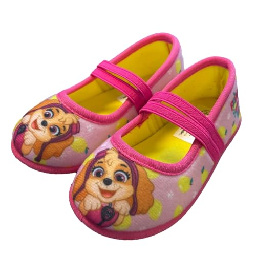 Leomil Paw Patrol Hausschuhe Mädchen Ballerina 26, Ideal für Kindergarten oder Zuhause, Rosa von Leomil
