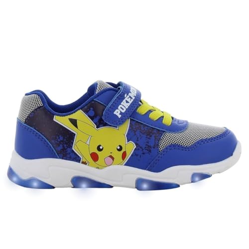 Leomil Pokémon Schuhe Blinkschuhe Kinder Jungen 26, Ideal for Schule und Freizeit, Blau von Leomil