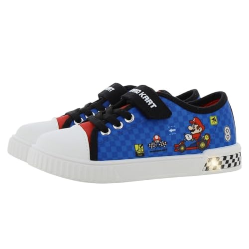 Leomil Super Mario Schuhe Jungen Kinderschuhe mit Mario 25, Ideal for Schule und Freizeit, Rot von Leomil